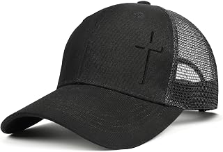 Christian Hats for Men Women Jesus Cross Faith Hat Christian Gifts Religion Trucker Hat