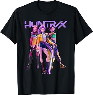 Comprar KPOP Demon Hunters Huntrix Huntr/X Band Pose Back Camiseta OEKO-TEX STANDARD 100