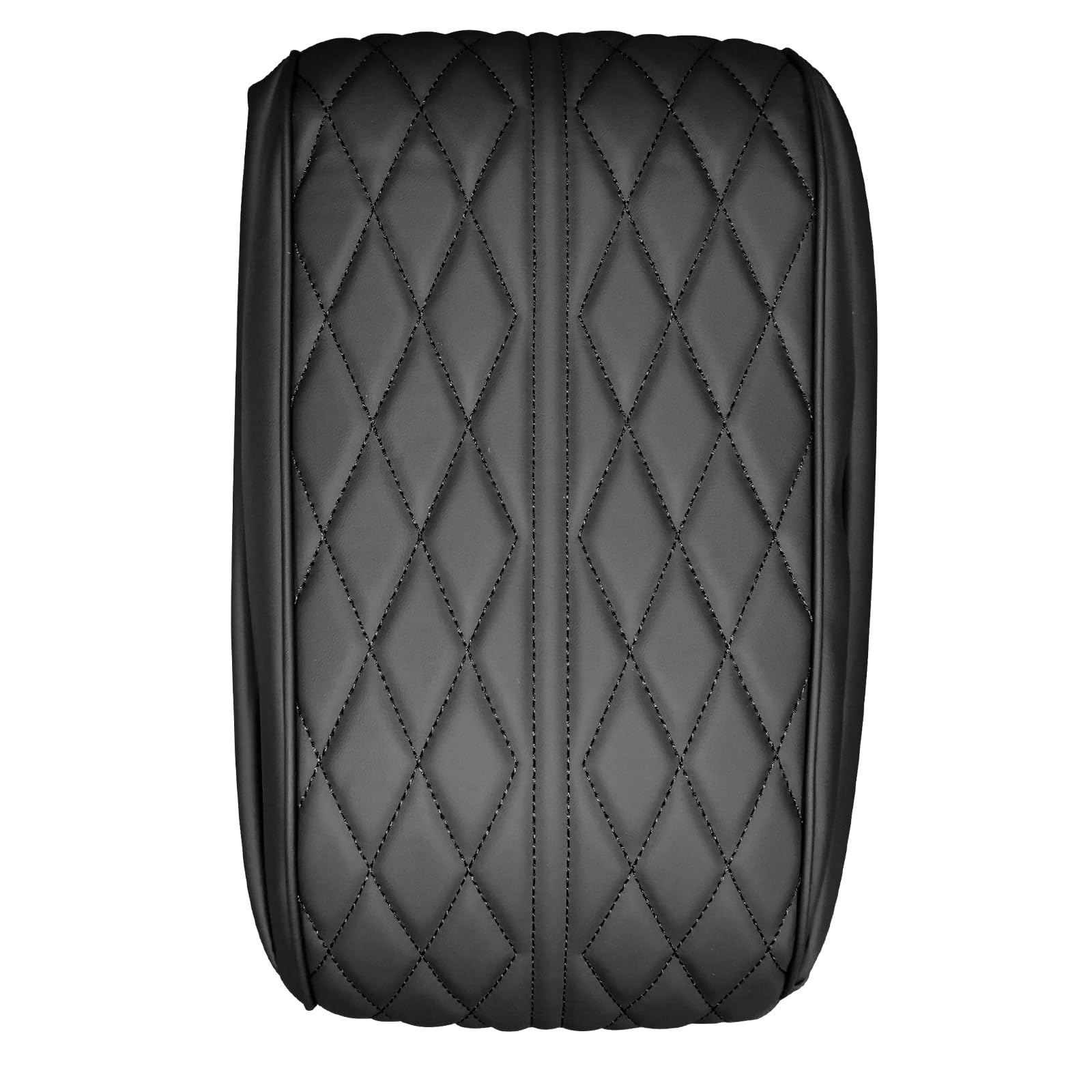 YOUTOOCAR Fodera per bracciolo centrale compatibile con Kia Sorento 2021-2026, accessori per bracciolo in pelle trapuntata (nero)