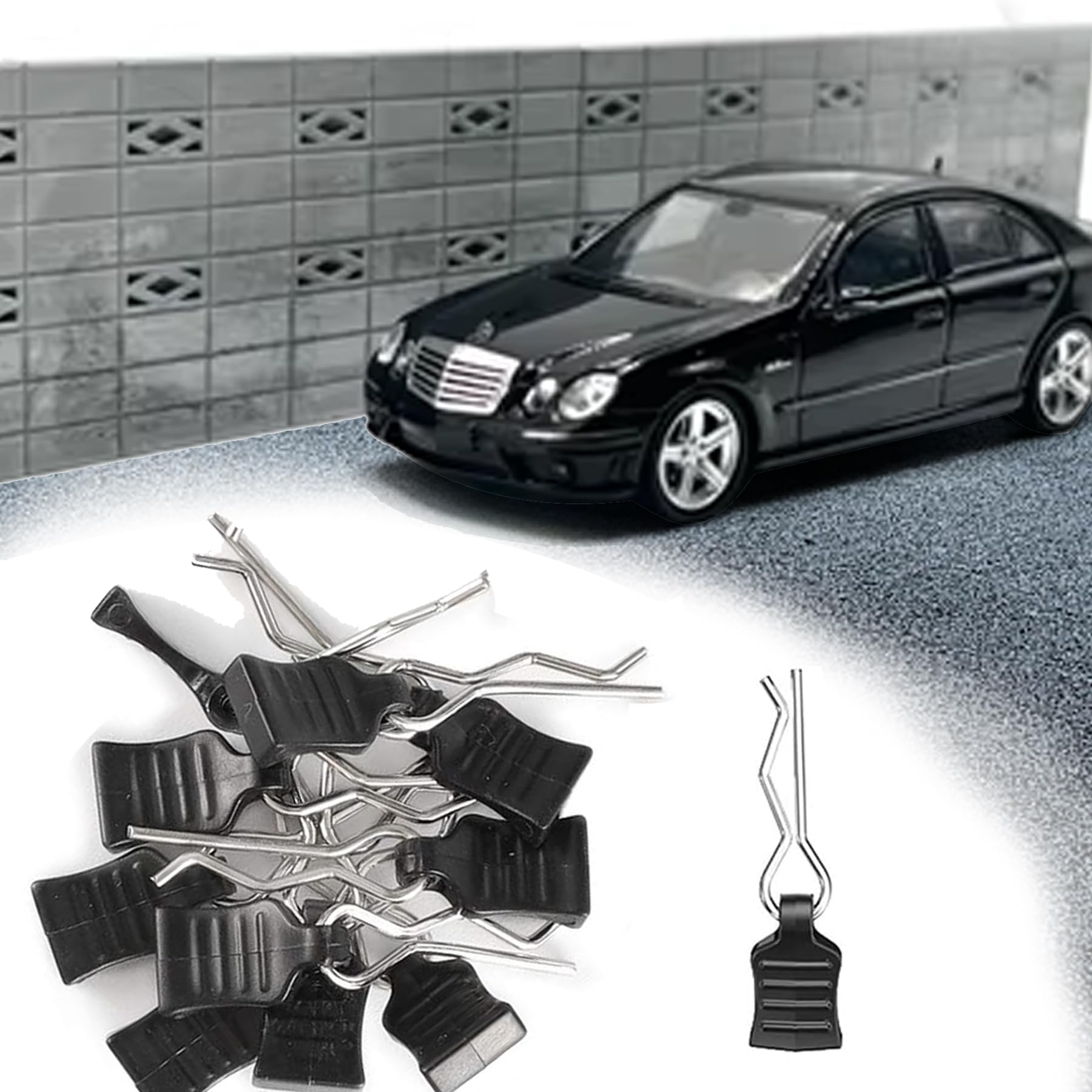 CHAOTEMAI 24pcs Car Fixing Clips, Car Clips, RC Body Clips, Car Fixing Clip, RC Model Bent Body Clip Accessory - Image 4