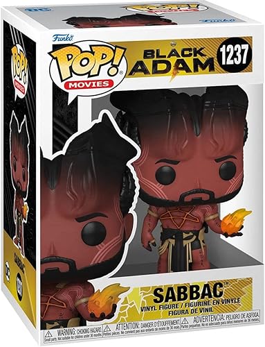 Miniatura 2 de POP DC Heroes: Black Adam - Figura de vinilo Sabbac Funko (paquete con funda protectora de caja compatible), multicolor, 3.75 pulgadas