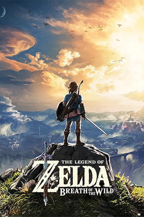 Zelda: Officiella bilder från filmen avslöjade, förtrollande 10 71WjF+jQVvL. AC SY879 The Legend Of Zelda: Breath Of The Wild - Gaming Poster (Link/Sunset) (Size: 24 x 36)
