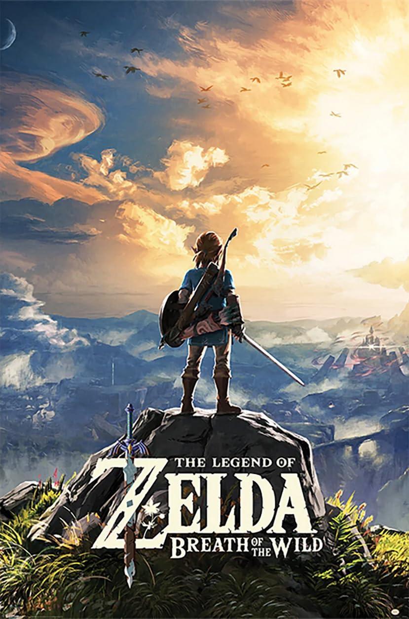 Zelda Breath of the Wild Sunset Poster Review
