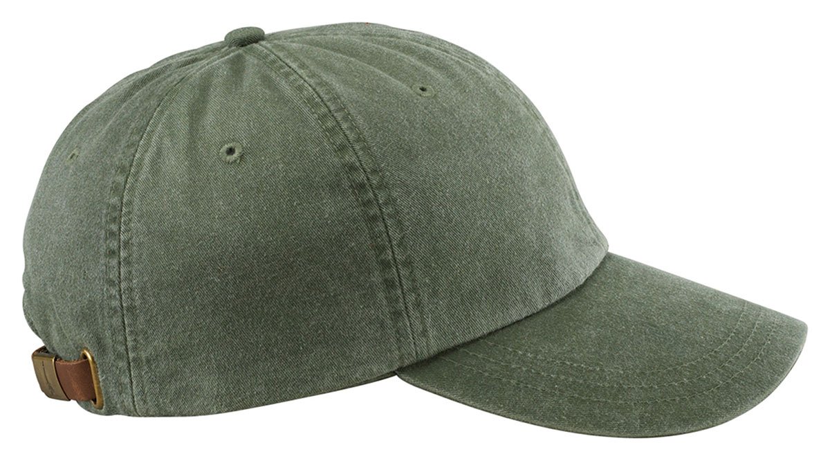 AdamsUnisex 6-Panel Low-Profile Washed Pigment-Dyed Cap, Spruce Green, One Size