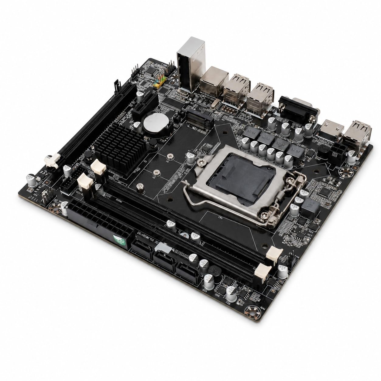 Scheda Madre da Gioco, Memoria H55 M.2 NGFF LGA 1156 DDR3 a 8 Canali, Scheda Madre da Gioco con Alimentazione a 4 Fasi