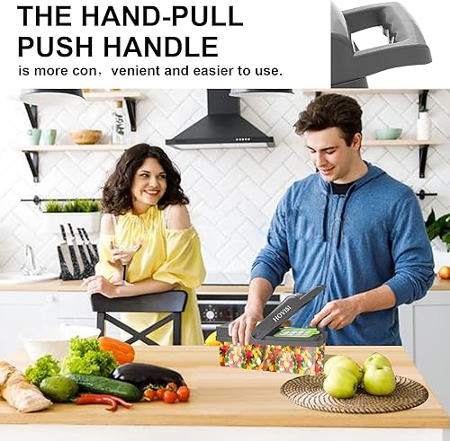 Miniatura 4 de Picador de verduras con picador ondulado con soporte de cebolla Hovisi - Picador de cebolla 16 en 1 alimento vegetal papa fruta mandolina picador