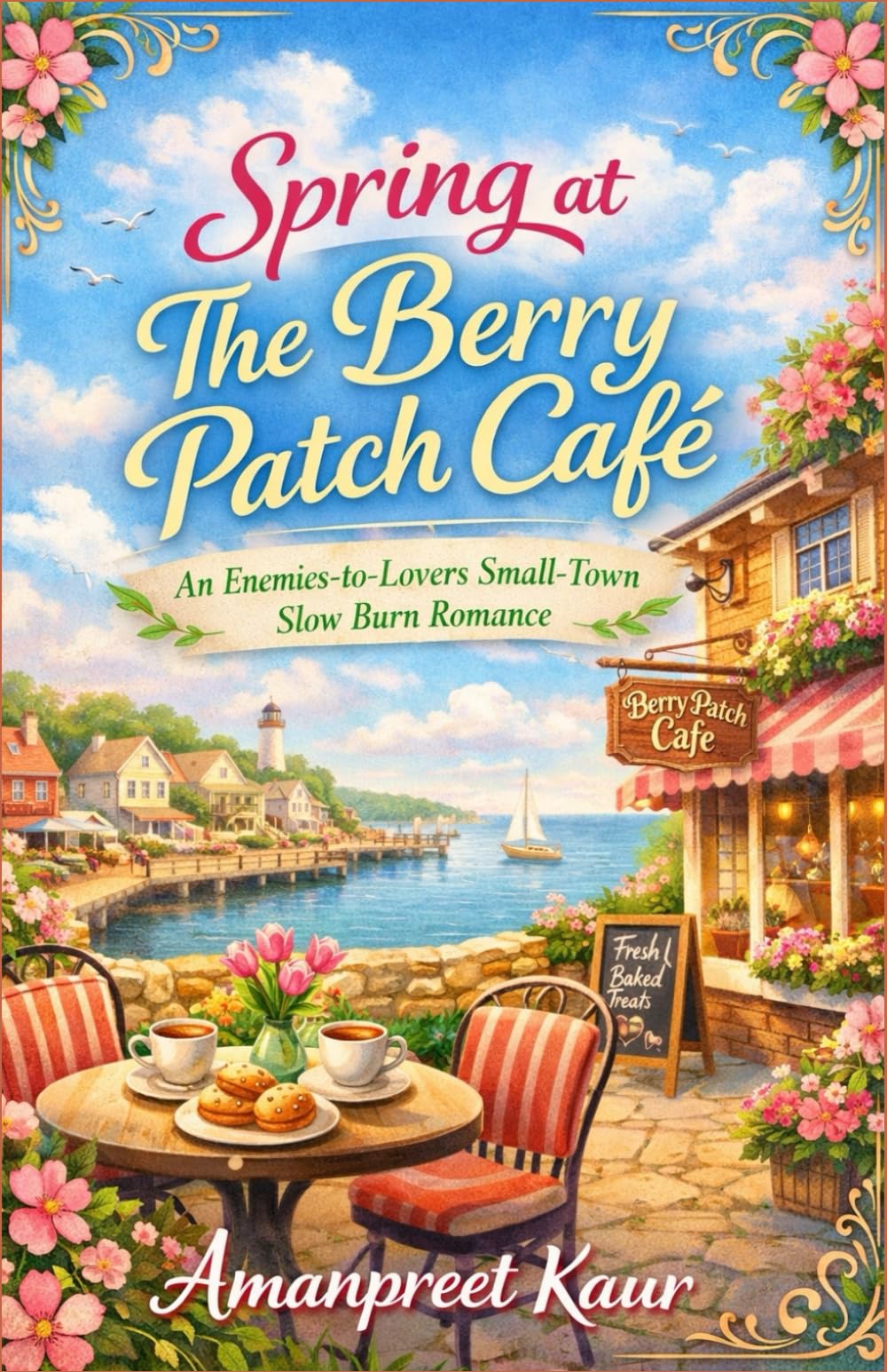 Spring at The Berry Patch Café: An Enemies-to-Lovers Small-Town Slow Burn Romance: 1 (The Rosewood Bay Seasonal Romance Collection)