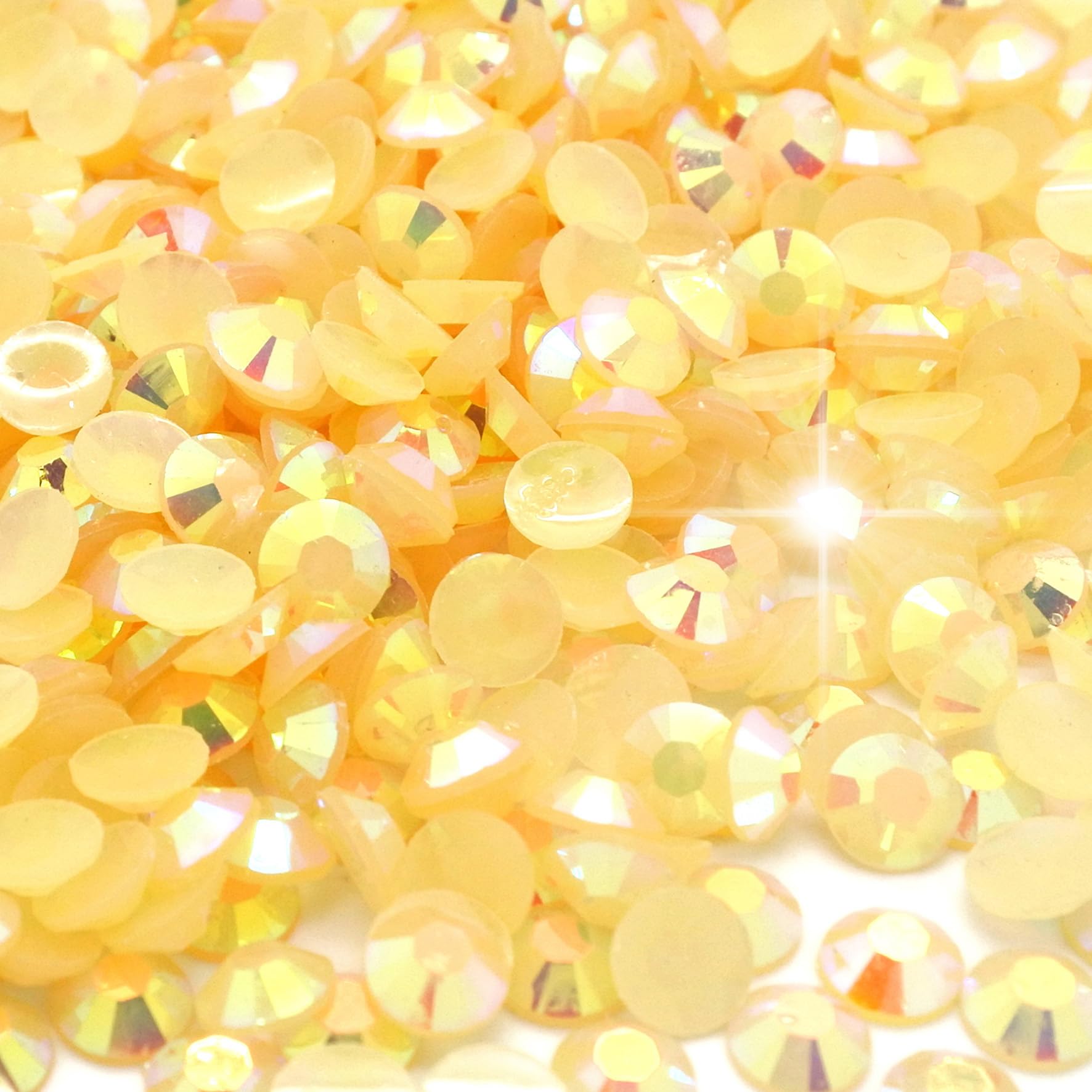 Little Snow Direct® Pack of 1000 Resin Crystal Flat Back Rhinestones Diamante Gems Nail Art & Crafts (Black, 4mm) — view 36
