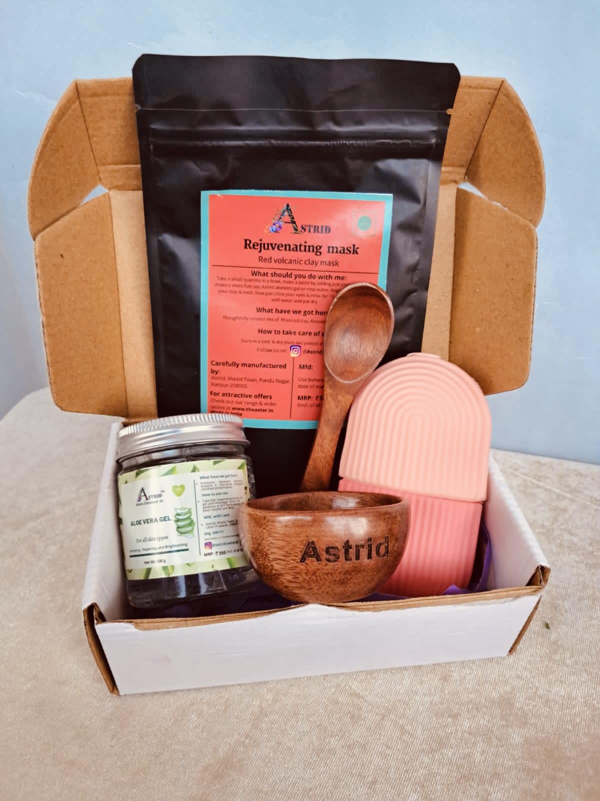 Mini Spa hamper by Astrid, 4 in one gift set, Face Care Box, Bath and Body Care, Wellness Spa hamper, Gift for him and her, Festival gifting, Diwali Hamper-image-41