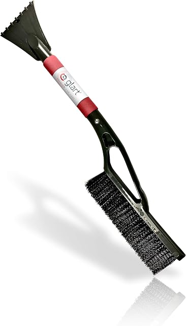 Glart Professional Ice Scraper with Whisk Snowbrush