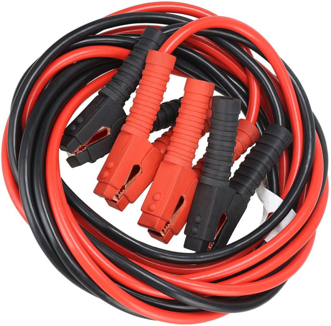BESTOYARD 6M Car Emergency Power Wire with Copper Clips Reliable Cable for Vehicle Battery Boosting Compatible with Various Generators and Batteries
