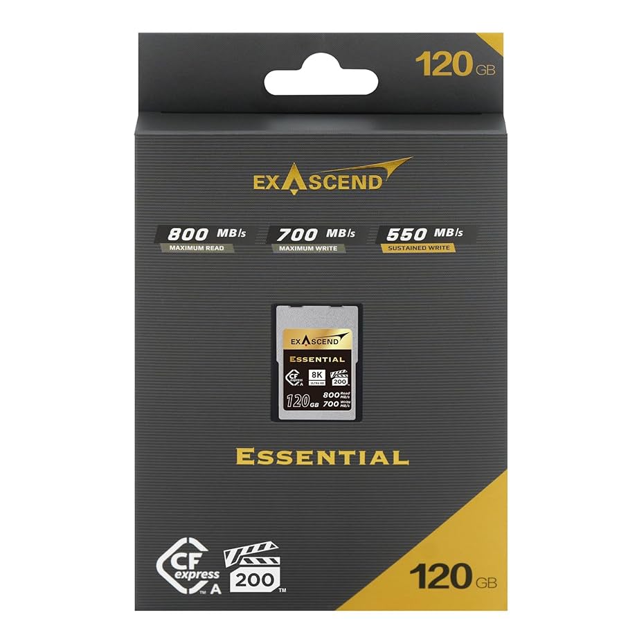 その他 exASCEND Essential 120GB CFexpress Amazon.com: Exascend 120 GB / 180 GB / 240 GB Essential
