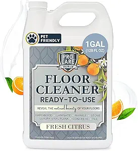 ProCare Citrus Floor Cleaner - Natural, Multi-Surface, 1 Gal