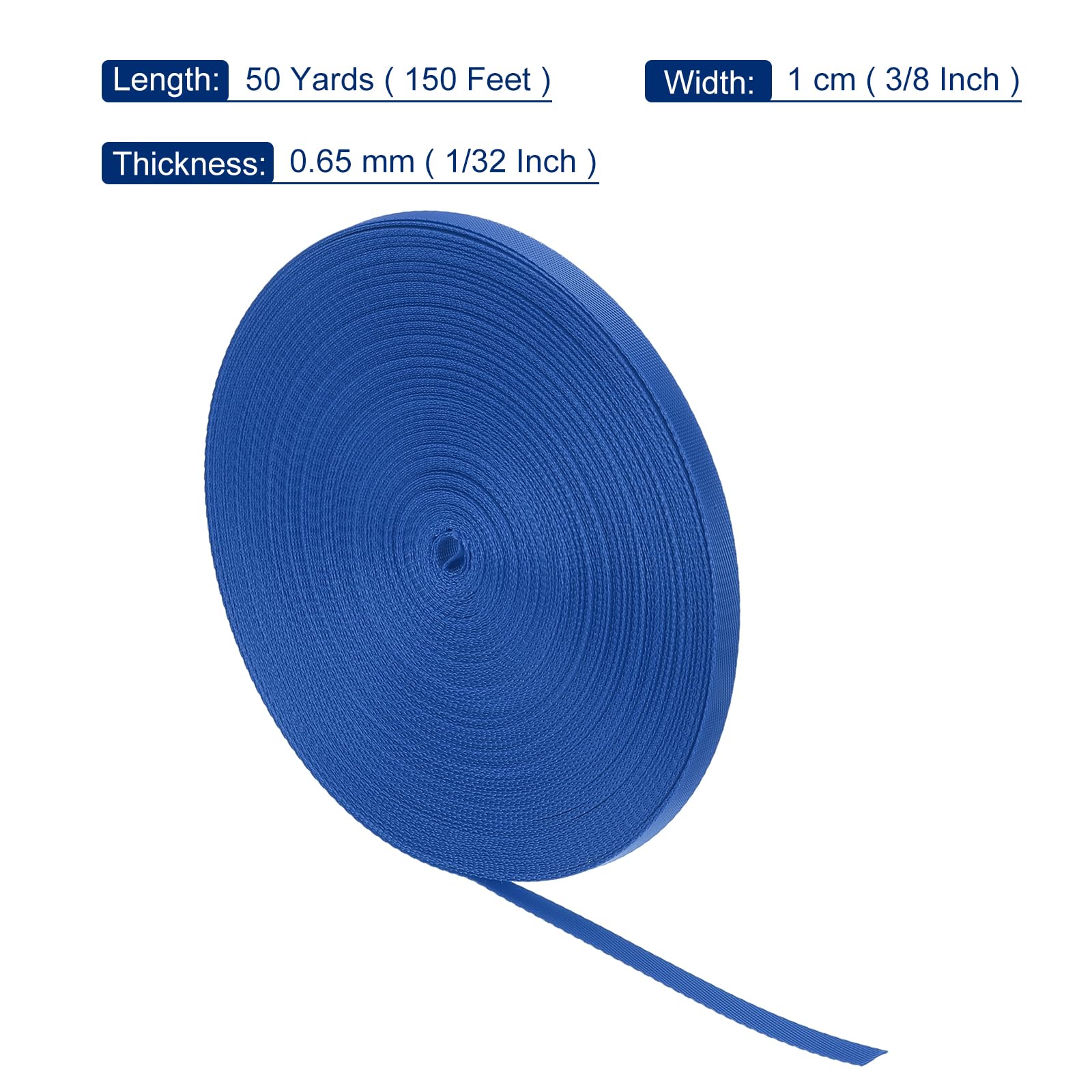QUARKZMAN Nylon Gurtband 2 Zoll - 5 Yards Hellrot Für Outdoor & DIY