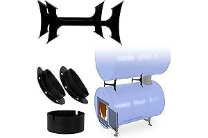 Barrel Stove Adapter Kit for Effortless Heating and Cooking