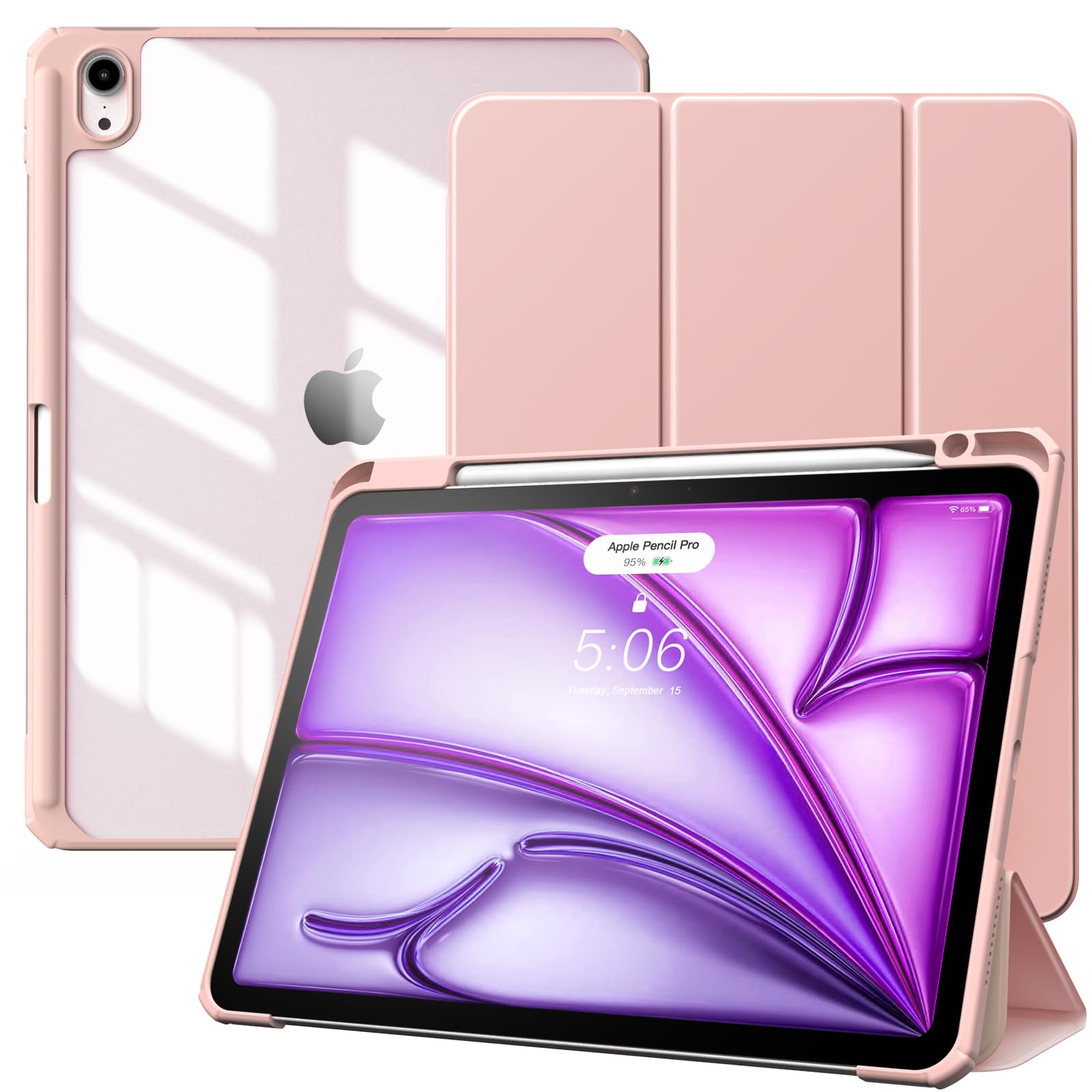 iPad Air 5(ローズゴールド) 本体、Apple Pencil、ケース TiMOVO Case for iPad Air 5th/4th Generation 10.9 inch, iPad Air 5