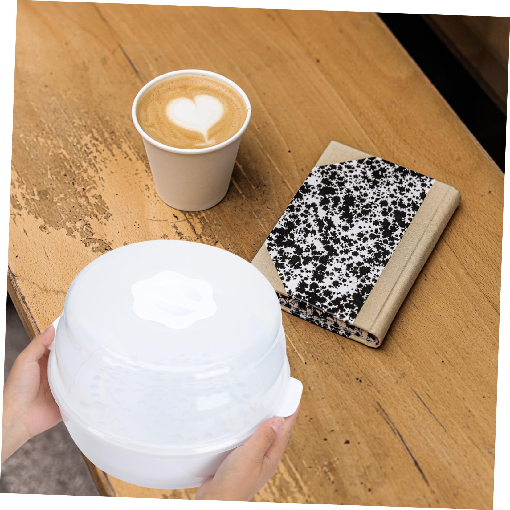 Estuche para Biberones y Chupetes Ñiño, Portátil ABS para Microondas | Almacenamiento Compacto y Seguro, 1 Unidad, Blanco, PP, Uso en Hogar y Exterior, para Leche y Artículos de Ñiño