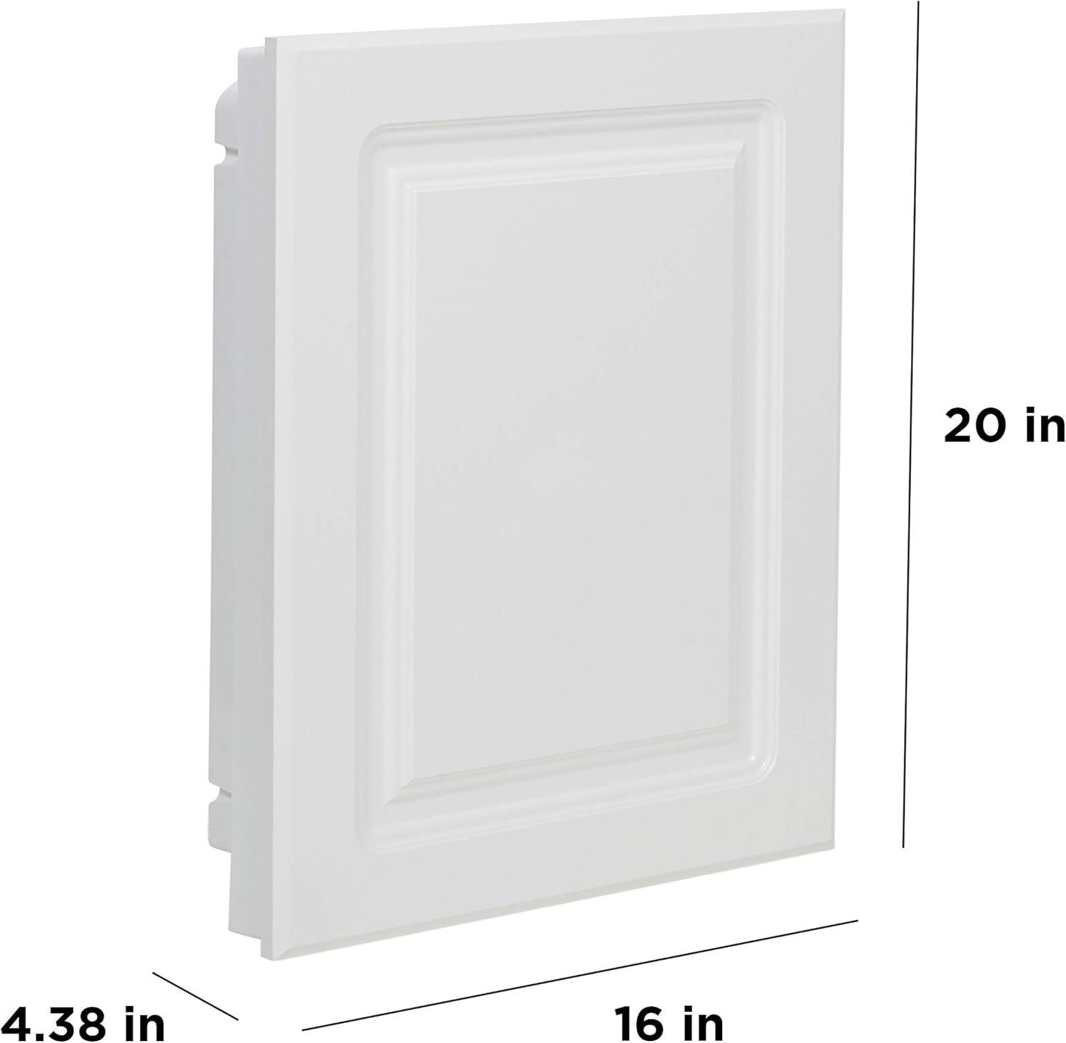 Tор Rаtеd American Pride 9612RP1AR Recess-Mount Medicine Cabinet with Raised Panel Door, 16 x 20, Plastic Body White Blасk Frіdау - 70% оƒƒ American Pride 9612RP1AR Recess-Mount Medicine Cabinet with Raised Panel Door, 16 x 20, Plastic Body White