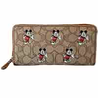 COACH★シグネチャーDISNEY ×コーチミッキーマウス ウォレット コーチ COACH コーチ レザー財布 COACH アウトレット ディズニー