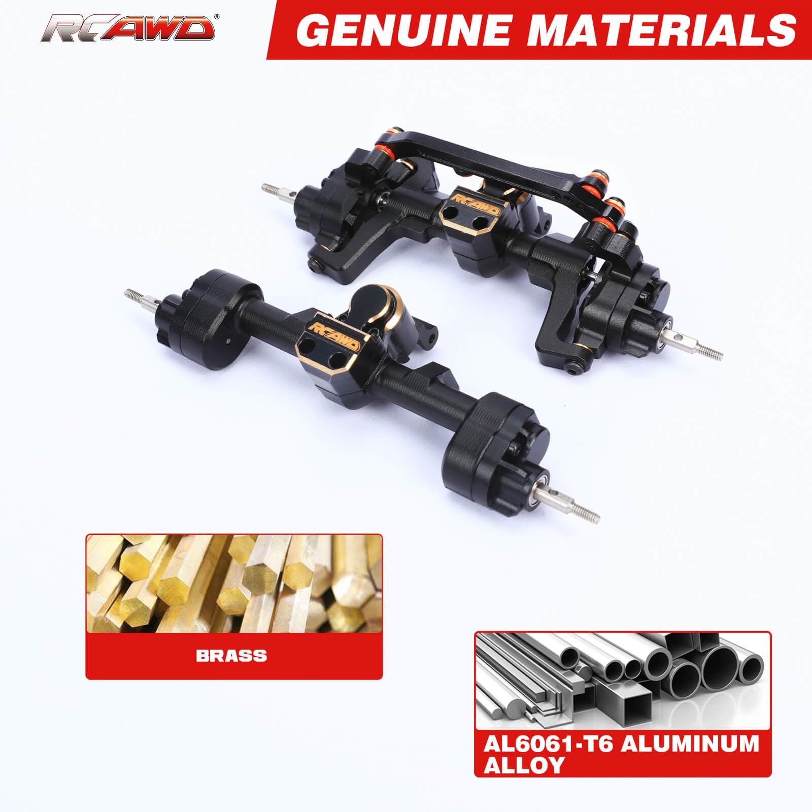 Amazon.com: RCAWD All Metal Front Rear Axles with Center