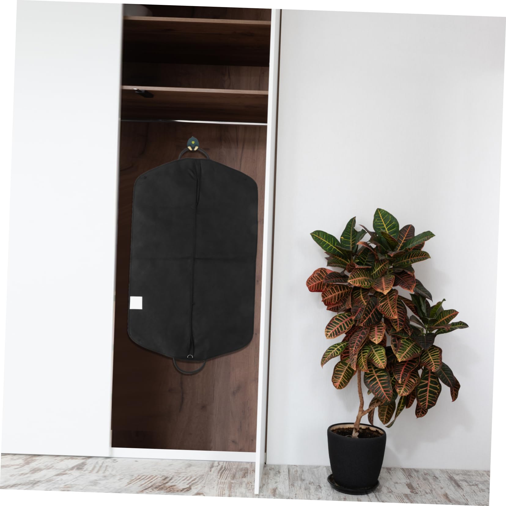 Bolsa para Traje 2 Unidades de Tela No Tejida Negra
