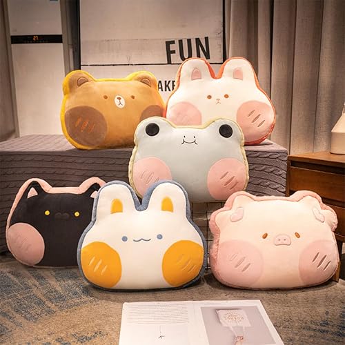 Miniatura 7 de ARELUX Almohada de peluche de anime de rana suave de 18 pulgadas, lindo juguete de peluche kawaii, decoración de habitación, regalos de cumpleaños