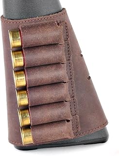 Hunting Buttstock Ammo Cartridge Holder Pouch Shotgun Stock Shell 12 & 16 Gauge 6 Rounds Rifle - Free2Buy