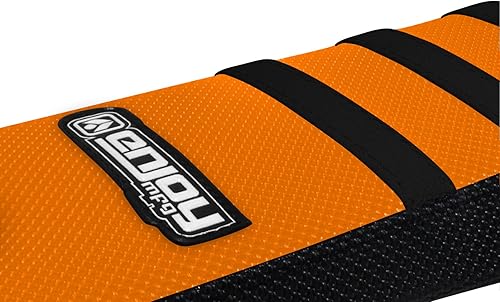 Miniatura 2 de Enjoy Mfg Funda de asiento, compatible con KTX SX65 SX 65 2016-2023, lados negros/parte superior naranja/varillas negras #148