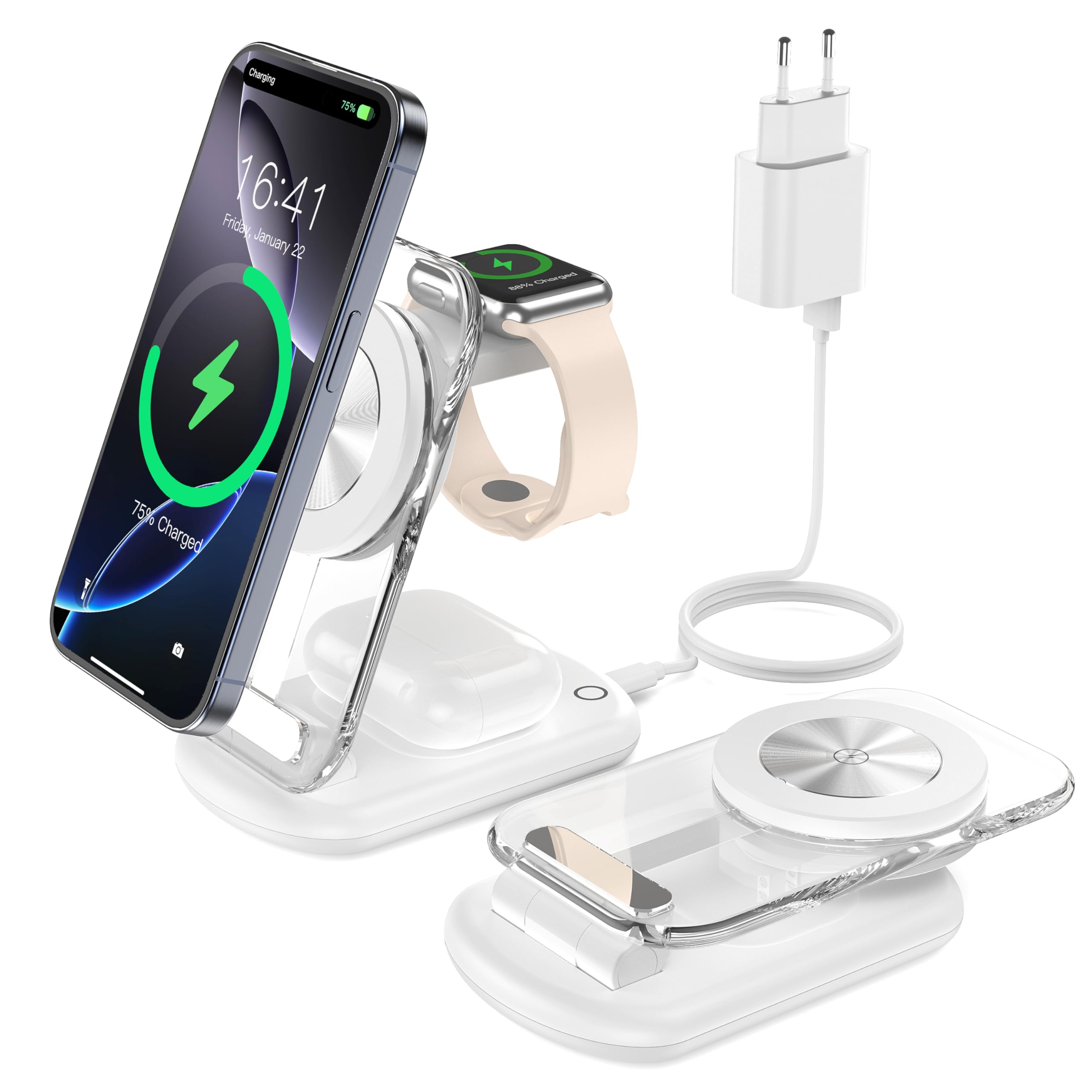 CheerYoung Magnetic iPhone Wireless Charger, Mag-Safe Charger Magnet