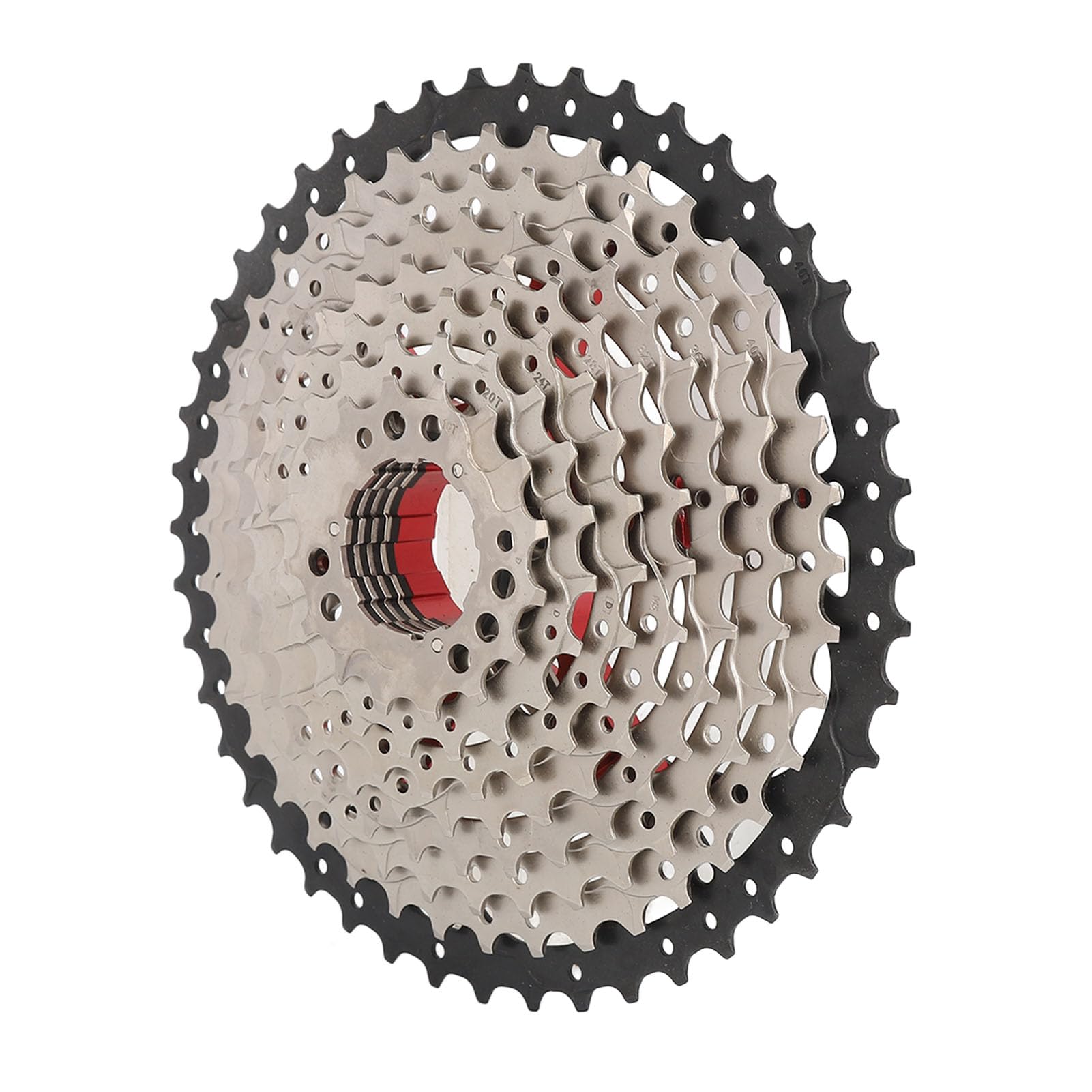 10-biegowa Kaseta Rowerowa ze Stopu Aluminium, Bezgłośna Konstrukcja do Roweru Elektrycznego 12-46T z Płynnym Obrotem