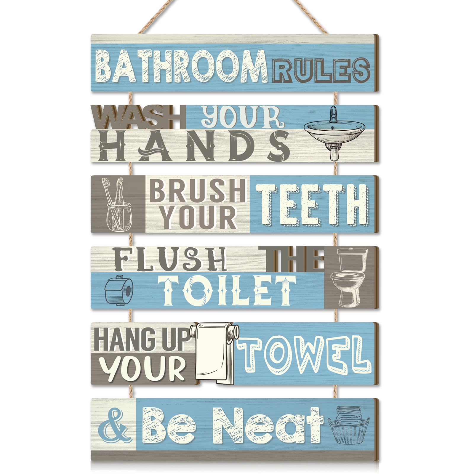 Arte de pared para baño CHDITB 5241 de diseño elegante con acabados de alta calidad