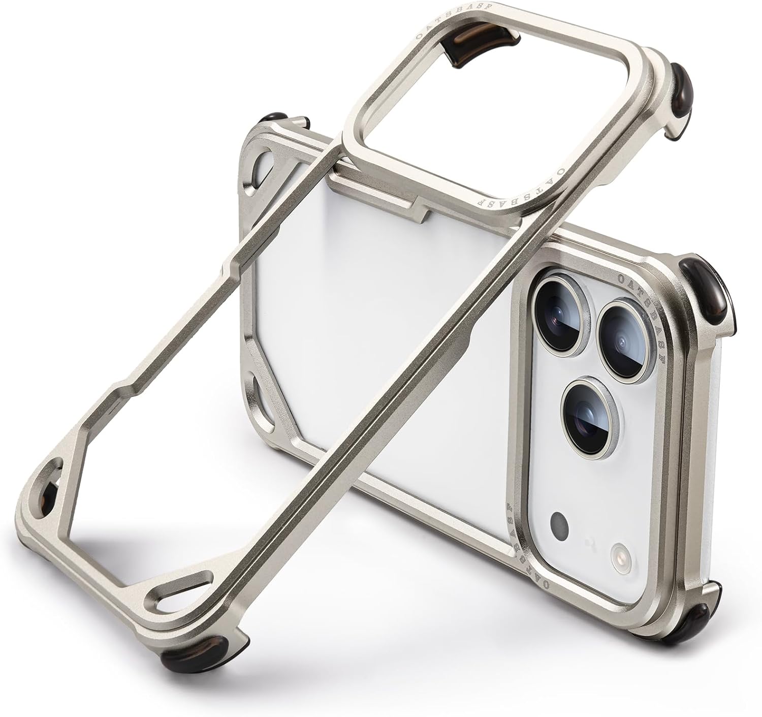 Amazon.com: OATSBASF for iPhone 17 Pro Bumper Case, No Back Design ...