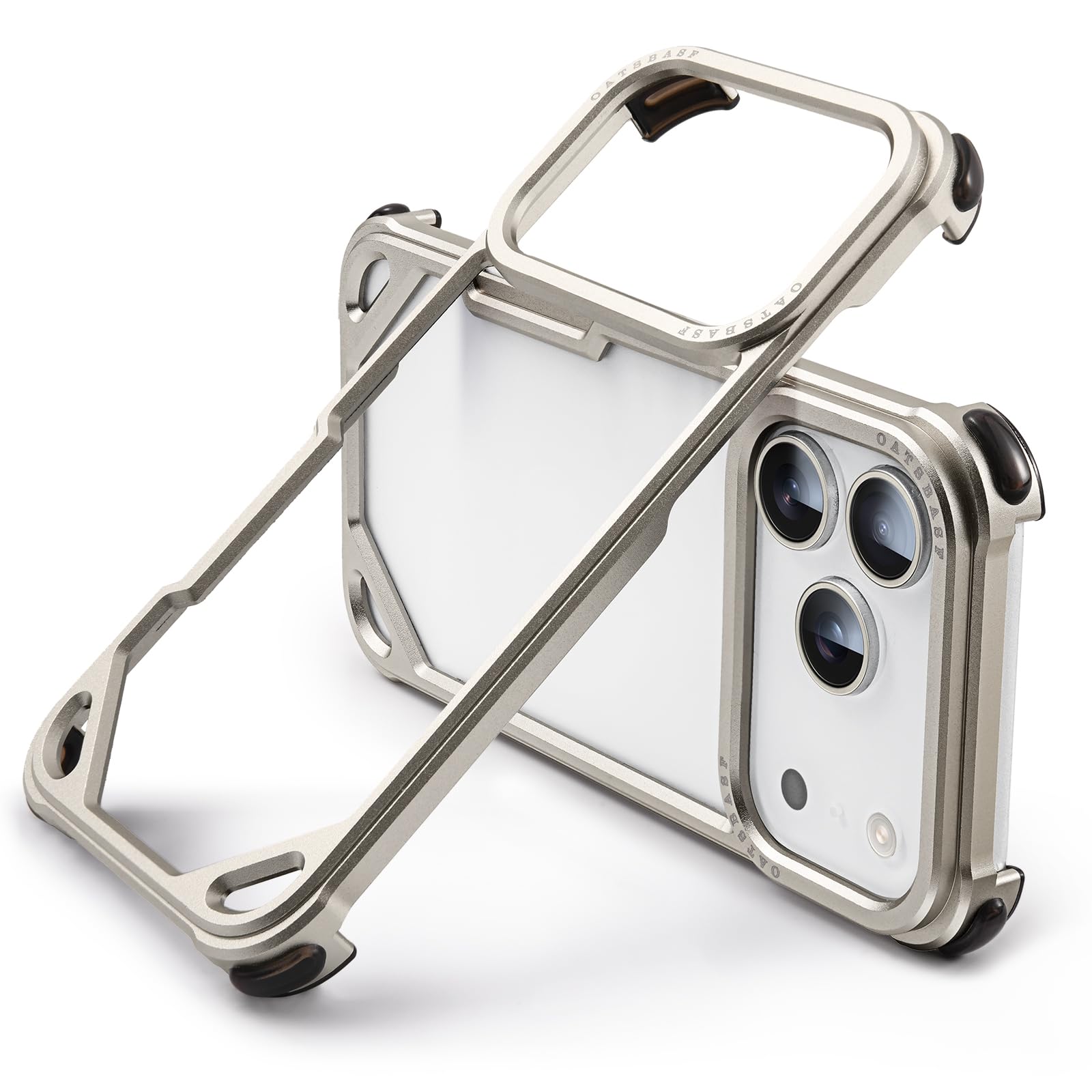 Amazon.com: OATSBASF for iPhone 17 Pro Max Bumper Case, No Back