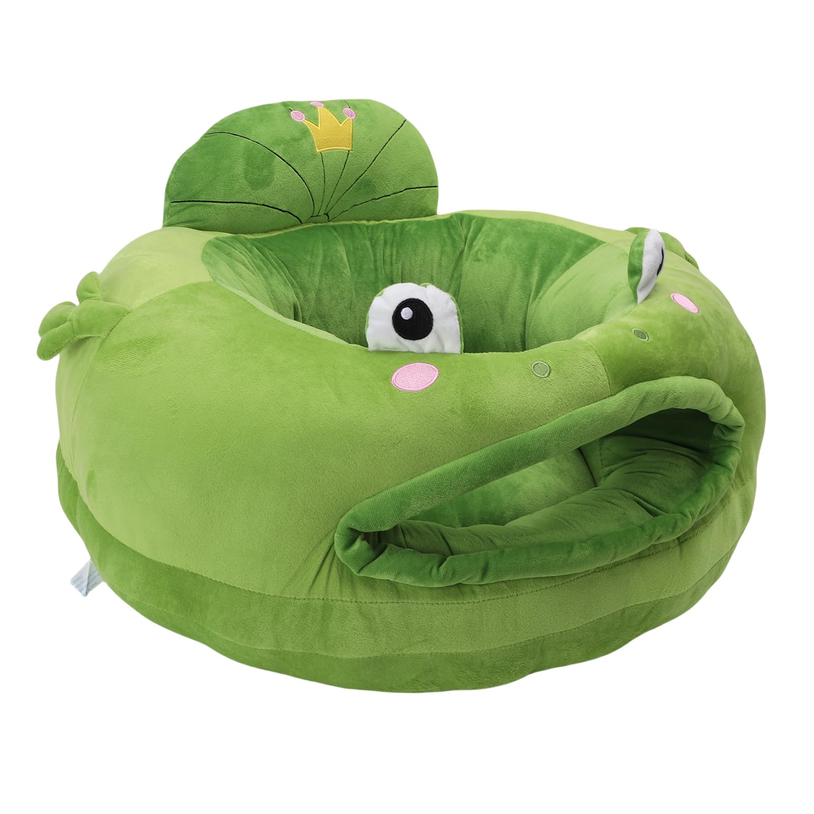 mingzhe Sedia da Sit Up per Bambini in Peluche a Forma di Cartone Animato, Sedile di Supporto Morbido per Neonati con Cuscino Ergonomico Paraurti a 360°, Design Salvaspazio Bambini (Stile 2)