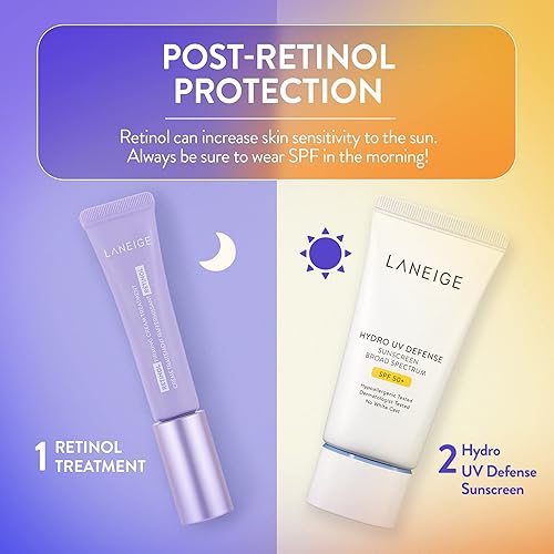 Miniatura 10 de LANEIGE Tratamiento de crema reafirmante con retinol: hidratante antienvejecimiento para reafirmar visiblemente la piel y suavizar las líneas finas