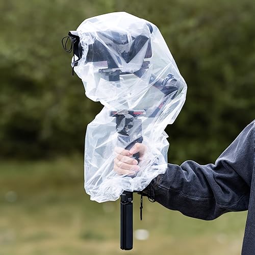 Miniatura 9 de Paquete de 2 cubiertas transparentes para estabilizador de cámara, estabilizador de cardán para cámara impermeable compatible con DJI RS 3 Mini Pro,