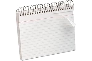 Oxford Ruled Spiral Index Cards: Exceptional Study and Organization Tool