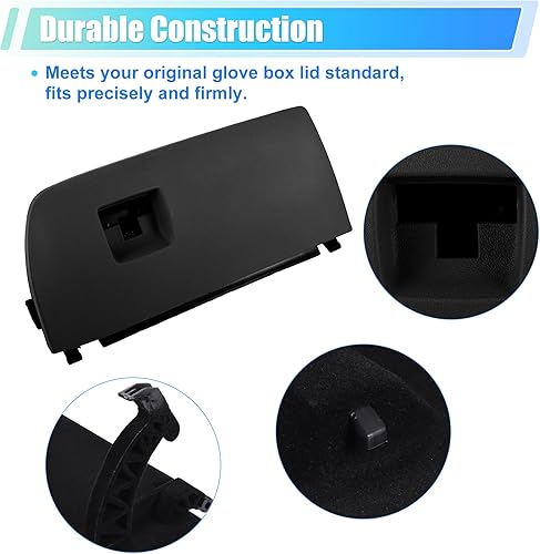 Miniatura 4 de uxcell Tapa de la tapa de la guantera para BMW X3 F25 2011-2017 para BMW X4 F26 2015-2018 Tapa del compartimento de guantes n.