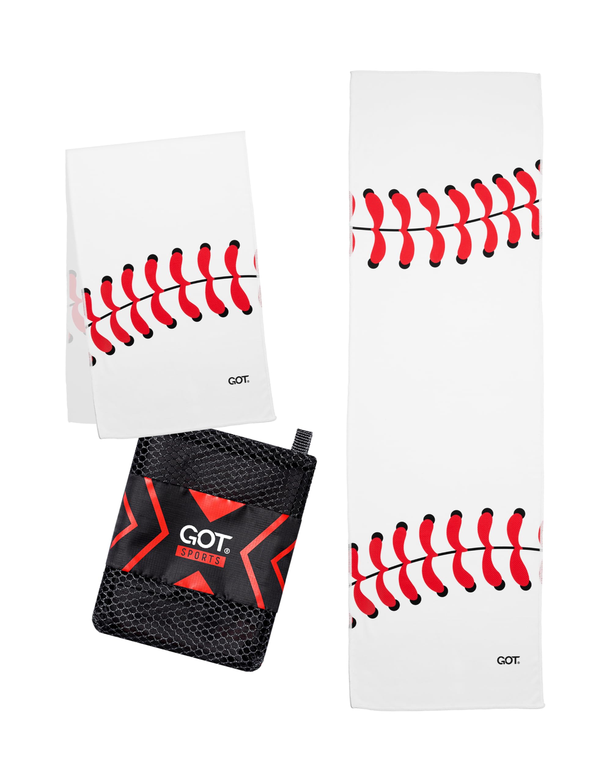 Instant Cooling Towel Neck & Face - Sweat Rag Neck Wraps Gym (Baseball)
