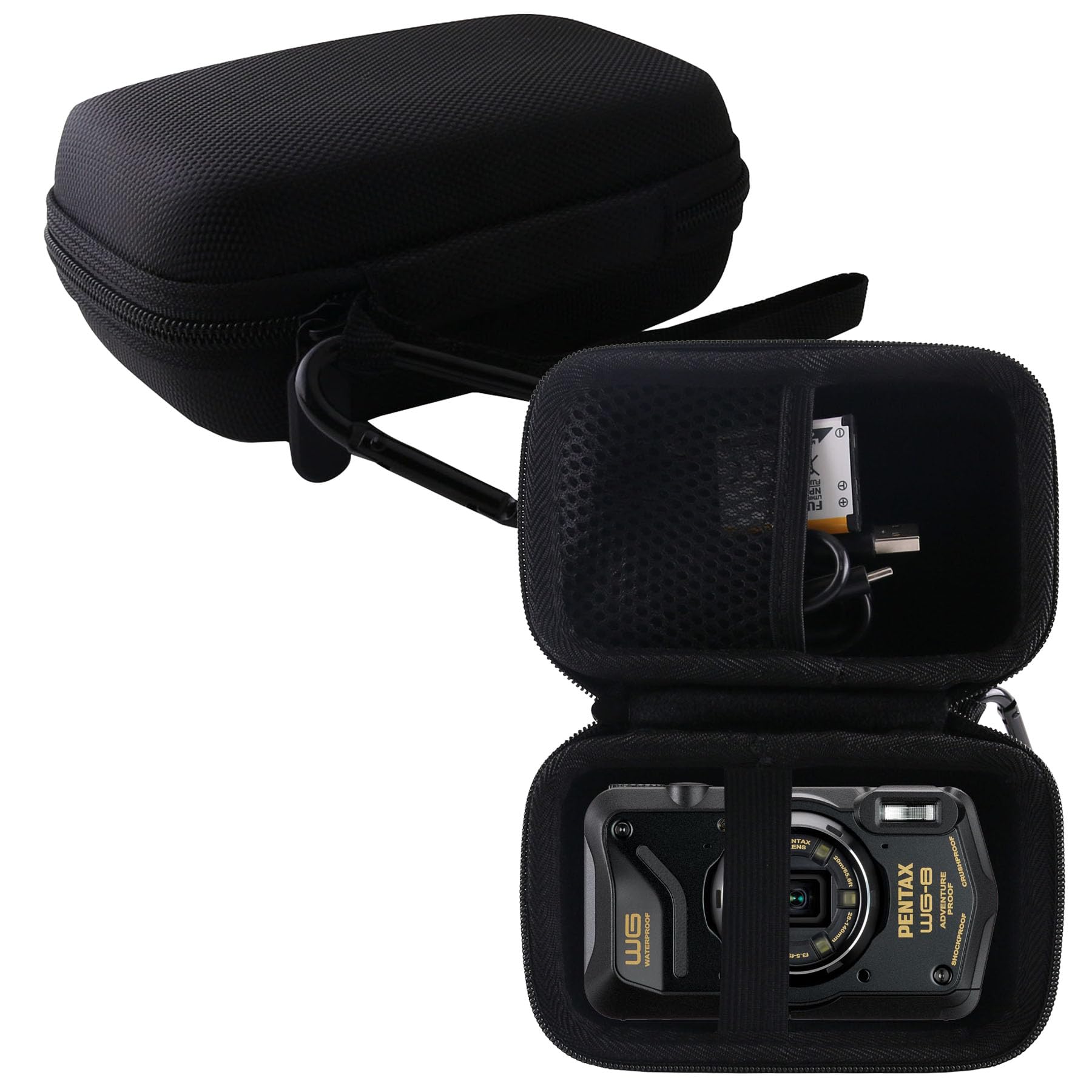 WERJIA Hard Carrying Case Compatible with PENTAX WG-90/WG-8/RICOH WG-7/WG-6/WG-80/WG-70 Digital Camera Case