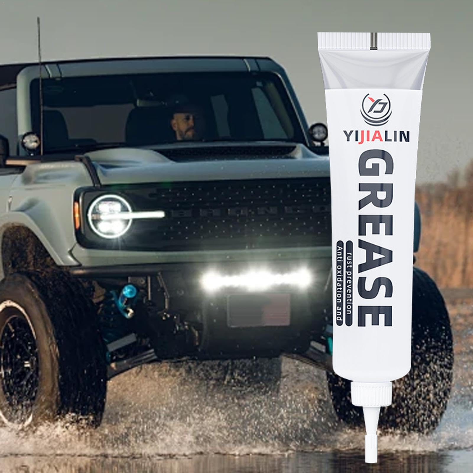 Graisse Automobile Polyvalente 500g - Lubrifiant Charnières Portes, Antibruit Et Résistante Aux Températures Extrêmes