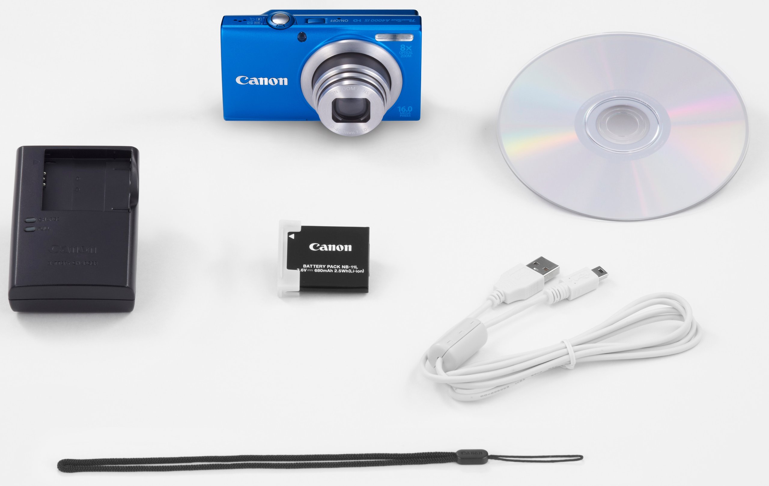 Amazon | Canon デジタルカメラ PowerShot A4000IS ブルー 1600万画素 