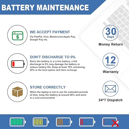 Miniatura 9 de Fancy Buying 8-Cell 92WH 6JHDV - Batería para portátil Dell Alienware 17 R3 P43F002 R2 P43F001 ALW17ED-1728 2728 3728 3828 4718 4738 AW17R3-3758SLV