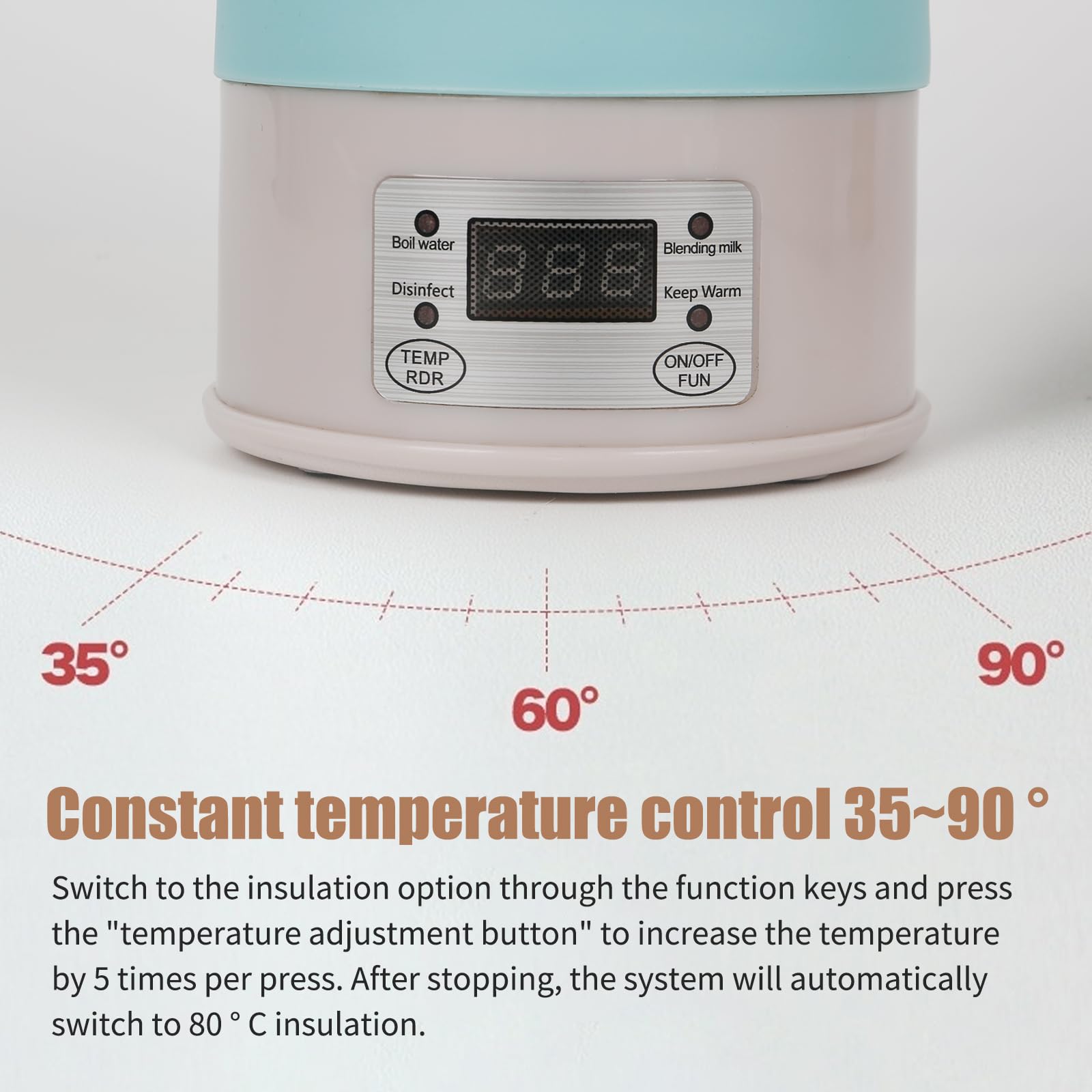 Bollitore Elettrico Da Viaggio 0.8L - 600W, Acciaio Inox, Doppia Parete Anti-scaldo, Per Campeggio E Ufficio - Foto 2