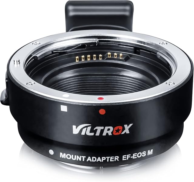 VILTROX EF-EOS M Lens Mount Adapter compatible with Canon EF/EF-S Mount series Lens to EOS EF-M Mount Cameras