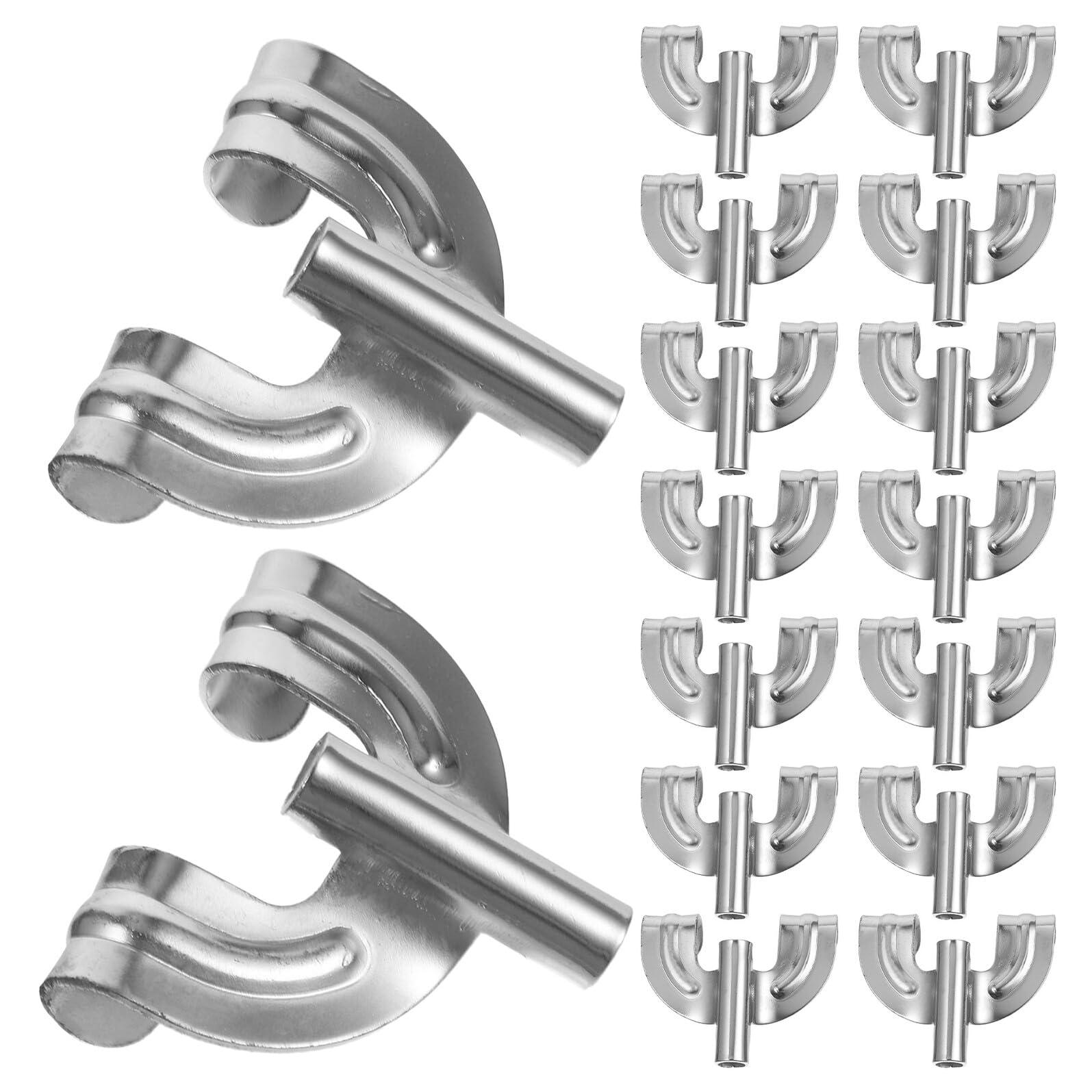 Ganci per Grancassa in Metallo 20 Pezzi, Accessori per Batteria e Rullante Fissaggio Sicuro, per Generi Musicali Diversi e Varie Esibizioni