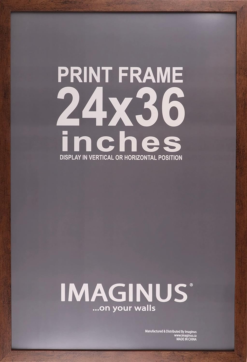 Imaginus Rustic Oak MDF Wood Frame with Presence! (24 x 36 inches
