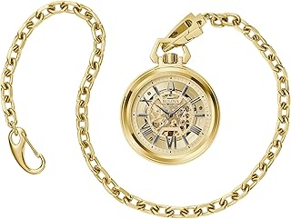 Bulova Skeleton Pocket Watch with Date