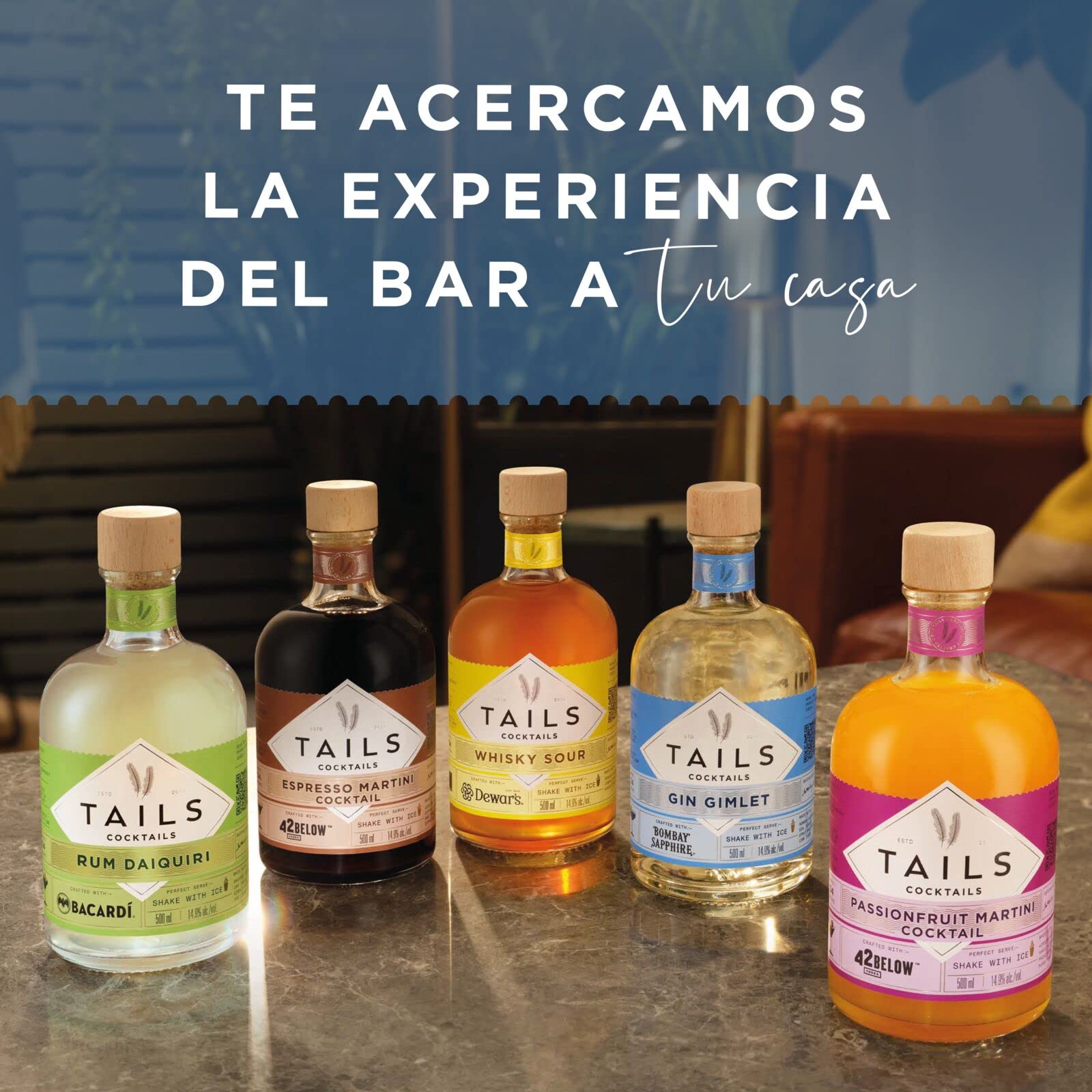 Tails Cocktails Gin Gimlet Bombay Sapphire Gin 14,9% vol 50 cl