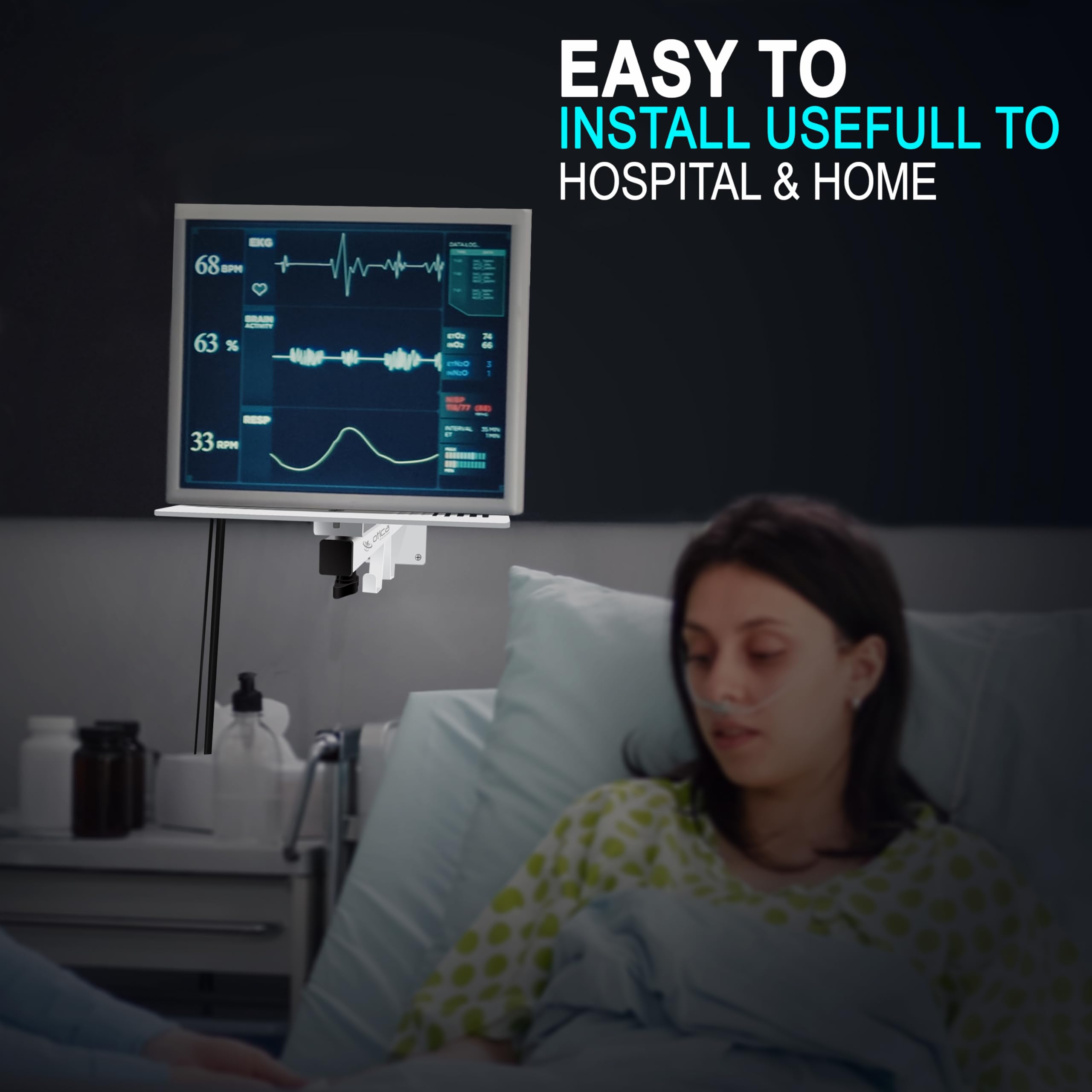 OTICA Hospital Multipara Monitor Stand